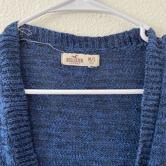 Hollister Co. Blue Red Tribal Print Aztec Cardigan - Picture 2 of 10